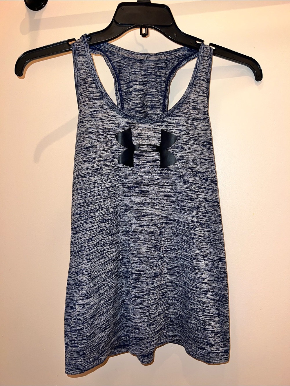 Under Armour Navy Space-Dye Racerback Tank Top